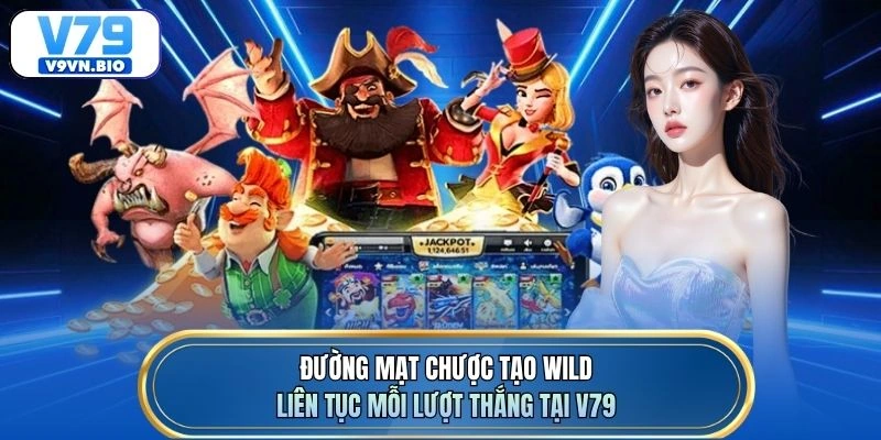 Đường Mạt Chược tạo Wild liên tục mỗi lượt thắng tại V79