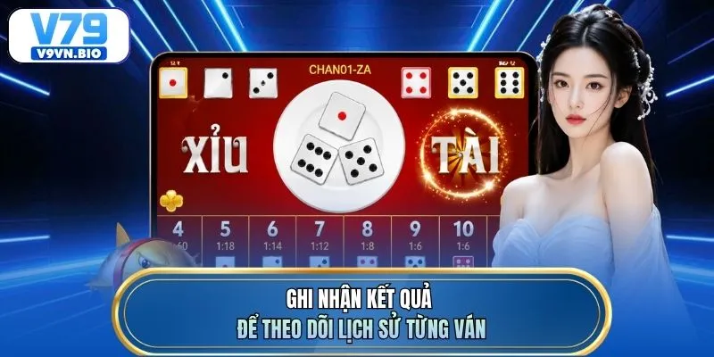 Ghi nhận kết quả để theo dõi lịch sử từng ván