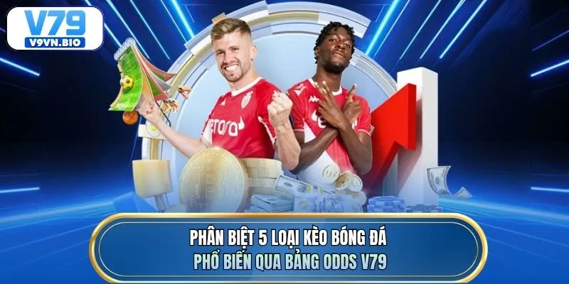 Phân biệt 5 loại kèo bóng đá phổ biến qua bảng odds V79